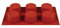 Pavoni Flexible Antihaft-Backform aus Silikon, N933, 4(D)x7(Ø)cm