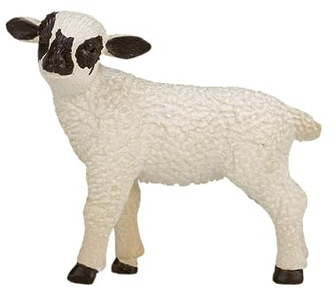 MOJO Black Faced Lamb Standing Farm Animal Model Toy Figure