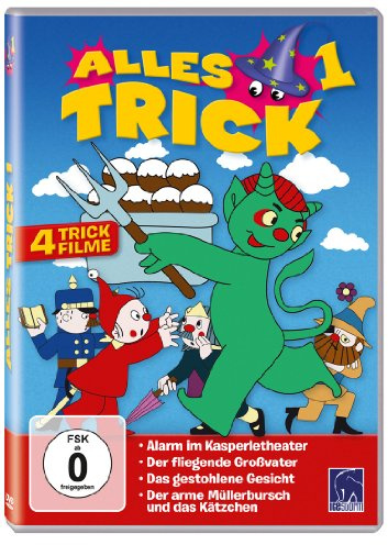Alles Trick 1 (4 Trickfilme: Alarm im Kasperletheater - Der fliegende Großvater - Das gestohlene Gesicht - Der arme Müllerbursch und das Kätzchen)