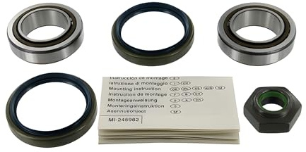 SKF Radlagersatz mit Wellendichtring VKBA 919 Position Hinterachse rechts Außendurchmesser 68 mm Höhe 111 mm Länge 111 mm Breite 84 mm - OE Qualität