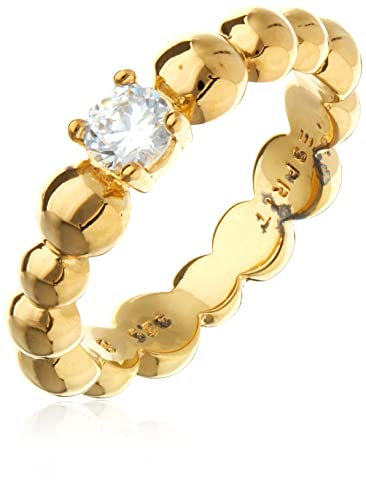 Esprit Jewels Damen-Ring 925 Sterling Silber Solo pellet gold Gr. 57 (18.1) ESRG92321B180