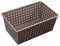 Gobel - Moule à pain perforé - revetement antiadhérent - Extérieur 270x105 mm - Interieur 250x80mm - hauteur 80mm - Fabriqué en France - Qualité professionnelle, Marron