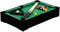 GAMES PLANET Mini Pool Billardtisch Nano inkl. Zubehör (2 Queues, Kugeln, Dreieck, Kreide), 3 Dekore, Maße: 51 x 31 x 10 cm