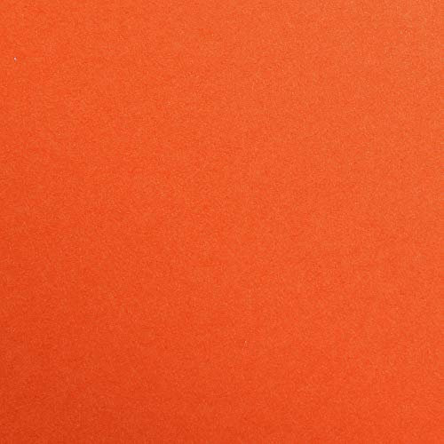 Clairefontaine 48155C Packung (mit 25 Bögen Zeichenpapier Maya, DIN A2, 42 x 59,4 cm,270g, glatt, ideal für Trockentechnik und Einrahmen) rot-orange