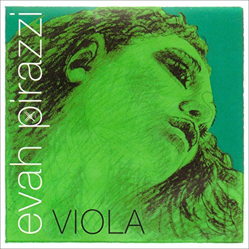 Pirastro Viola Evah Pirazzi Saitensatz, mittlere Stärke Premium Saiten mit feinem flexiblen Synthetikkern, Kugelende, Ersatzzubehör für professionelle und studentische Violaspieler