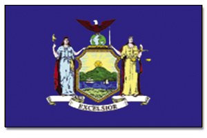 New York Flagge Fahne 90 * 150 cm