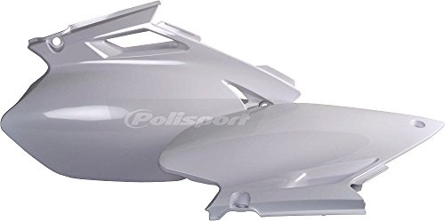Polisport 8601300002 Kunststoff Seite Panel für Yamaha YZ450F, Weiß, 5 Stück