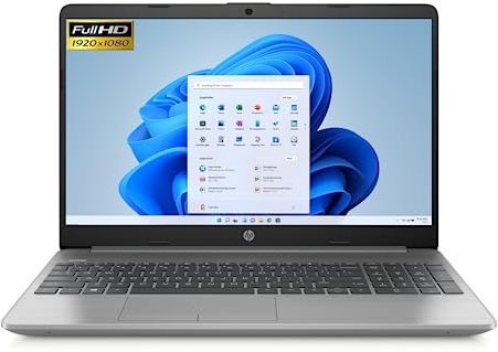 HP 250 G10 Notebook 15,6 Intel i3-1315U @4,5GHz 16GB DDR4 512GB NVMe SSD IPS FHD Windows 11 Laptop, Silber //Notebooktasche