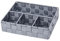 WENKO Aufbewahrungskorb Adria Klein Grau - Badorganizer, Polypropylen, 26 x 6.5 x 17 cm, Grau