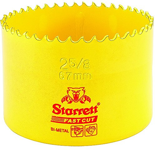 Starrett 63FCH067 Kernbohrer, 67 mm, Gelb