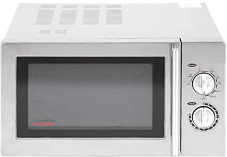 Caterlite CD399 - Horno microondas con grill, 900W, Acero inoxidable