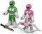 Fisher-Price – Imaginext – Power Rangers : Mighty Morphin – Ranger Vert & Ranger Rose – 2 Mini Figurines