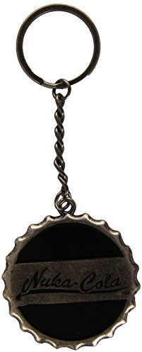 Fallout 4 Portachiave Keychain Key Ring Metal Metallo Nuca Cola Bottle Cap Tappo Bottiglia