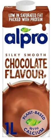 Alpro Chocolate Soya Plant-Based Long Life Drink, Vegan & Dairy Free, 1L