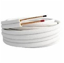 iaixiaio Liaisons frigorifiques 1/4 - 3/8 de 20 m Blanc Cuivre Tube de liaison frigorifique
