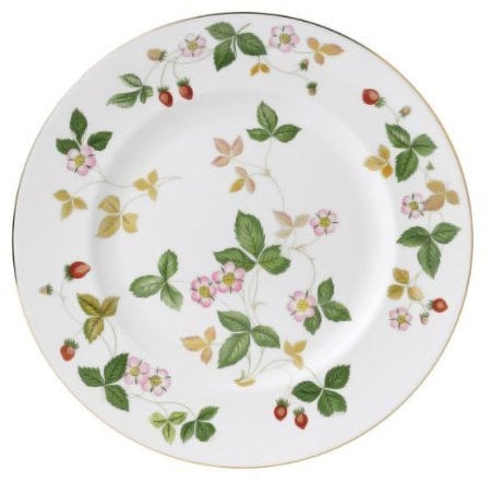 Wild Strawberry Wedgewood Fine Bone China Dinner Plate 10.75 by Wedgwood