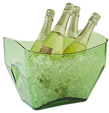 APS Wein- / Sektkühler in grün, 32 x 21,5 x 24,5 cm