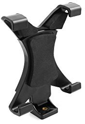 System-S Stativ Aufsatz mit 1/4 Gewinde Halterung Tripod Monopod Adapter Halter Stativadapter für Tablet PC Phablet eBook Reader von 122 mm - 195 mm stufenlos verstellbar