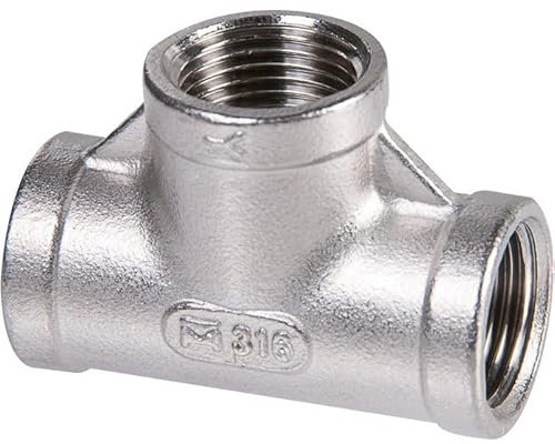 Raccord inox en T à visser F 3/8 Sféraco