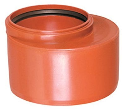 KG Rohrreduzierung Reduziermuffe Reduzierung Übergangsrohr 160/110 (orange kurz)