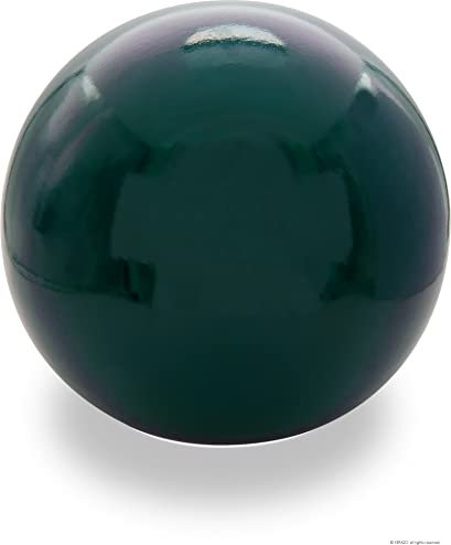 Keramik Kugel 20 cm Gartenkugel Dekokugel Gartenfigur Dekoration aus frostfester, witterungsbeständiger, robuster Steinzeug-Keramik Outdoor (grün)