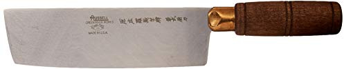 Dexter-Russell 8030 Traditional™ (S5197) Chinese Chef's/Cook's Knife, 7 x 2, Stain-Free, high-Carbon Steel, Walnut Handle, Made in USA