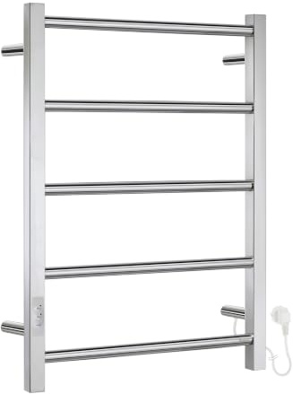 Smedbo fk705 Dry Handtuchwärmer, elektrisch KOMPAKT Edelstahl poliert 55 W