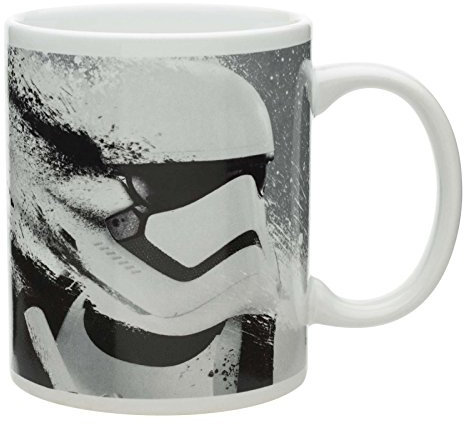 Zak! Designs Ceramic Mug Featuring Storm Trooper First Order Graphics from Star Wars The Force Awakens, 11.5 oz.