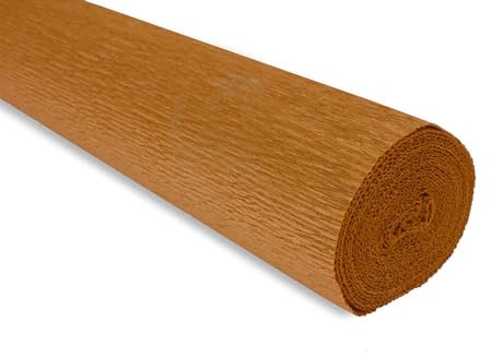 Floristrywarehouse Krepppapierrolle 180g (50 x 250 cm) Karamell Nussbraun (Farbton 567)