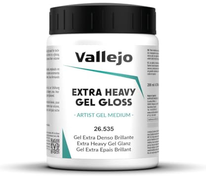 Vallejo Diorama FX Acrylic Paint, Transparent Texture for Terrain, Snow, Water, and Mud, 200 ml for Model Making