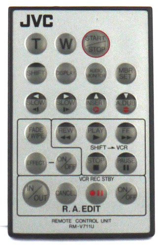 JVC RM-V711U RMV711U Remote Control for JVC Camcorders.