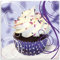 ARTland Wanddeko Glasbilder Wandbild Glas Bild einteilig 30x30 cm Quadratisch Cafe Essen Cupcake Kuchen Muffin Süßigkeiten Dessert T5JZ