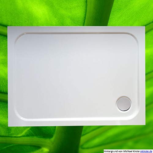 Shower Tray 100 x 75 2.5 cm Flat Sanitary Acrylic Flat Shower 75 x 100 cm Square Shower Tray 1000 x 750 x 25 mm Shower