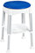 RIDDER Assistent A0050401 Badhocker, Bad-Hocker, Hocker mit drehbarer Sitzfläche, weiß