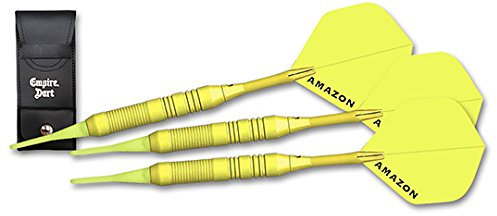 Empire Dart Softdartset Galaxy Pulverized IQ 100 Yellow - Messing 18 Gramm