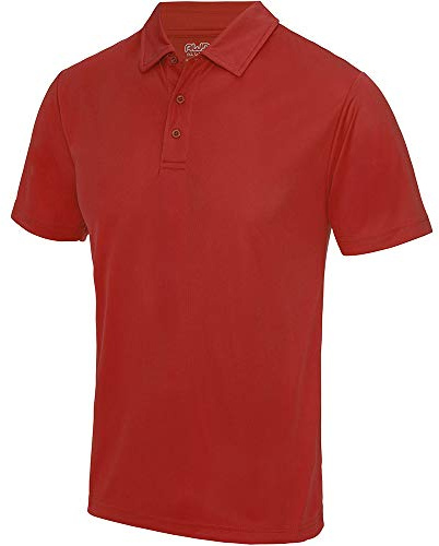 Just Cool Mens Plain Sports Polo Shirt