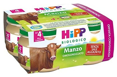 Omogeneizzato Hipp Manzo 4x80gr