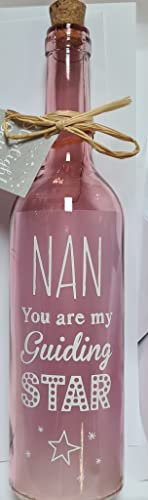 NAN you are my guiding star light up bottle (batteries not included) approx 28x7.5cms