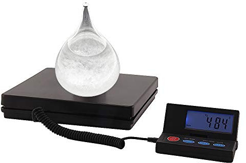 Weighing Platform Parcels Scale Digital Electric Heavy Duty Large Capacity Postal Industrial Commercial Shop Kitchen Letter Luggage Scales 50KG 110lb