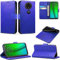 Mobile Stuff Motorola Moto G7 Power Case, Leather Wallet with Flip Cover, Credit Card Pockets and Stand Compatible For Moto G7 Powe (6.2) (Blue)