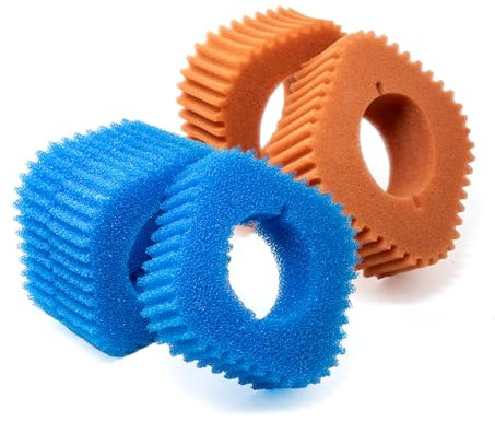 Pondlife Filterschwamm Ersatz-Set für Oase FiltoClear 12000 / 3X blau + 2X rot