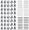 EYPINS 40x Befestigungsmaterial, Aluprofil 40x40 40x80 Nut 8 Aluminium Raster Streben Winkel Befestigung Wandhalter Eckwinkel Eckstrebe Stangenprofil Strebenprofil Nutprofil für DIY-Projekt 3D-Drucker