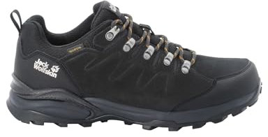 Jack Wolfskin Herren Refugio Texapore Low M Walking-Schuhe, Phantom / Burly Yellow Xt, 42 EU