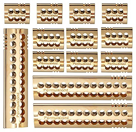 Formulamod Kabelkamm-Kit aus Metall Kabelmanagement-Tools für Metallmaterial Wire Organizer Kämme für NetzteilKabelverlängerung