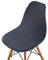 Highdi Cord-Jacquard Schalenstuhl Bezug, Stuhlbezug 2/4/6 er Set Stuhlbezüge Stretch Esszimmerstühle Bezug Moderne Elastischer Stuhlhussen Abnehmbar Waschbar Küchenstühle Husse (Dunkelgrau,6 PCS)