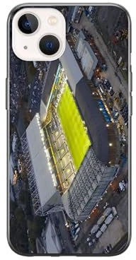 Leeds Elland Hard Silicone Rubber Phone Case Cover for iPhone 7 8 XR 11 12 13 SE (iPhone 13)