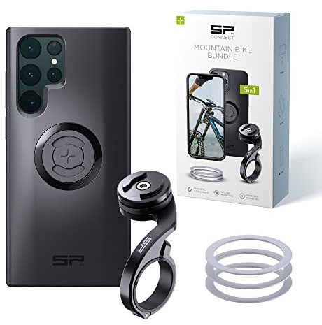 SP CONNECT Mountain Bike Bundle |SPC+| kompatibel mit Samsung S22 Ultra | Handyhalter für Mountainbike| Mountainbike MTB Handy Halterung Gadget