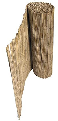 Schilfrohrmatte bambussi eco als Balkon Sichtschutz Höhe 80/90/100/120/140/160/180/200cm - Breite 500cm für Garten Terasse Balkon Sichtschutz Windschutz Matten (100x500cm)