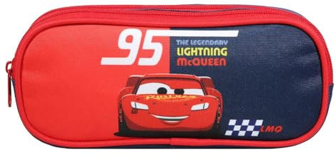 Bagtrotter Schulmappe 2 Fächer Disney Cars Rot und Blau