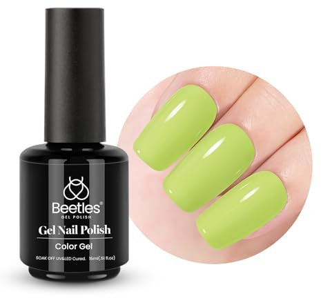 beetles Gel Polish 15mL Pistachio Green Gel Manicure Diy Nail Art Gel Soak Off UV LED Nail Lamp Nail Art Manicure Salon 1 Pcs